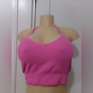 Pink Halter Top